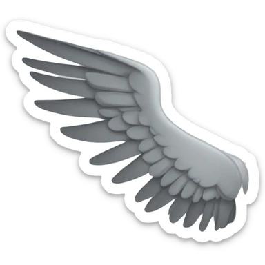 Wing to the right sticker