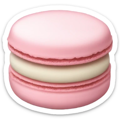 Light pink macaron sticker