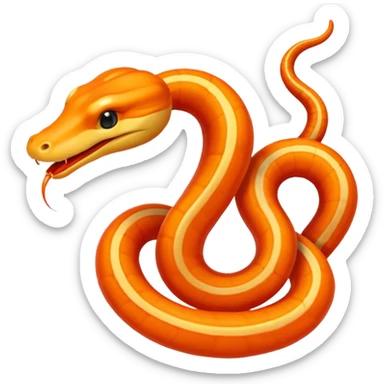 Una cara roja con naranja con rayos que explotan y llena de serpentinas  sticker