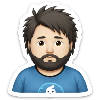 Average arch linux user who is a neckbeard and fat sticker