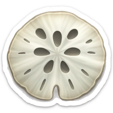 Sand dollar sticker