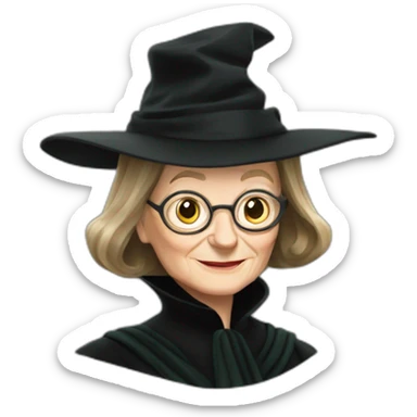 Minerva McGonagall sticker