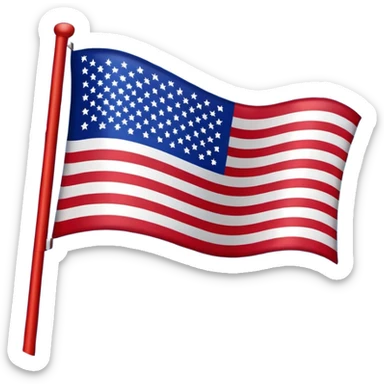 usa flag sticker