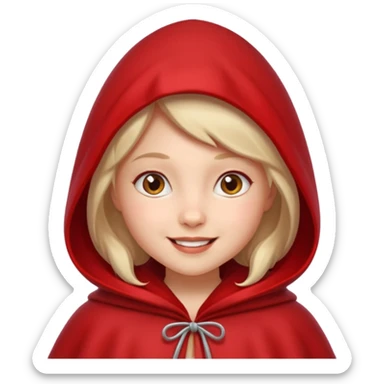 little red riding hood sticker