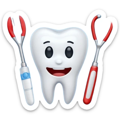 Aislamiento absoluto dental sticker