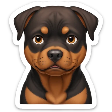 Pitt bull rottweiler sticker