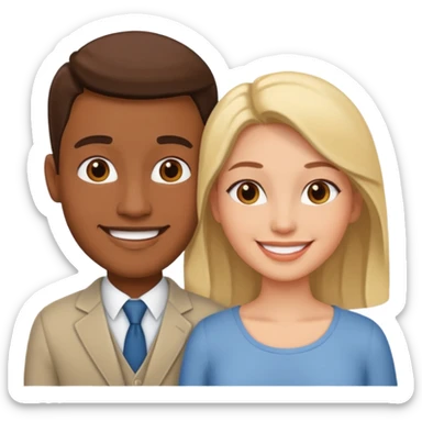 married couple sticker