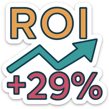 Edit the image to change the font style to a bold modern font, keep the orange color and transparent background. sticker