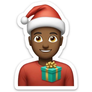 Gifts under the Christmas tree  sticker