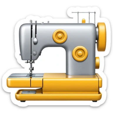 Creame un emoji de una maquina de coser sticker