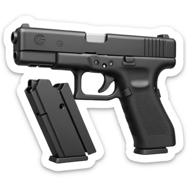 Glock whit a Kris vect mag sticker