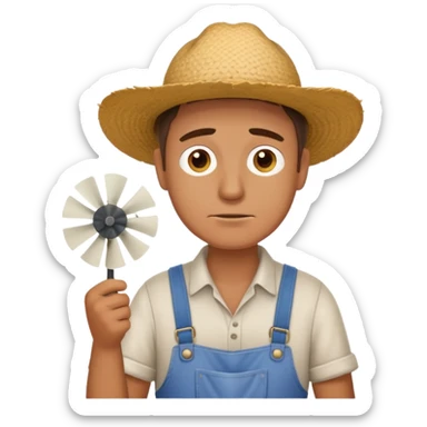  Ek Kisan garmi se bahut pareshan tha...
Pankha bhi kaam nahi kar raha tha...
"Kaash main hawa mein udta!" – Kisan ne kaha sticker