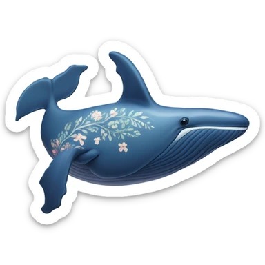 A whale that is Persephone  sticker