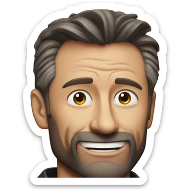 hugh jackman  sticker