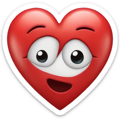 The heart with the sign of infinity sticker