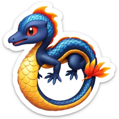 Salandit-Piplup-Seviper-fusion sticker