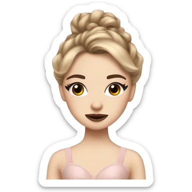 Sabrina Carpenter in a ballerina outfit  sticker