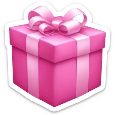 Pink presents  sticker