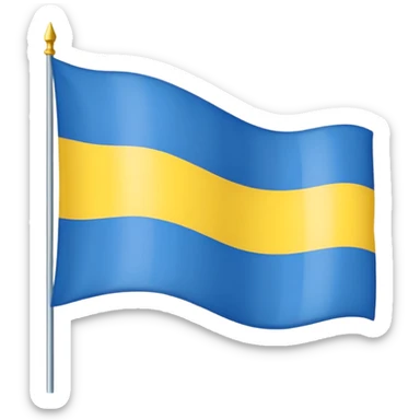 Uma bandeira de país tipo da Ucrânia mais em vez da cor azul vc coloca a cor preta onde fica o azul preto sem o azul sticker