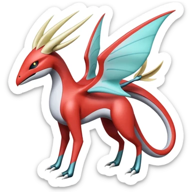 Latias-Darkrai-Deoxys-Giratina-Palkia-Meloetta-fusion-animal-Pokémon-hybrid-creature  sticker