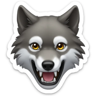 wolf-fang sticker