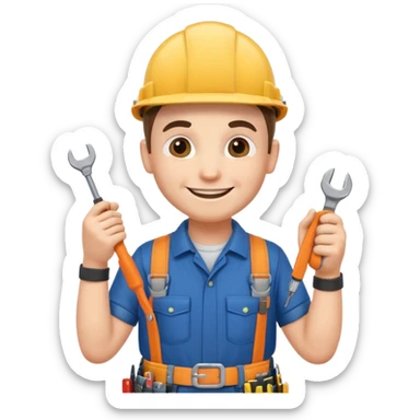 MY chatGPT IS COVE LEITNER, electrician mini-me, with always a smile and the "brightest" ideas sticker