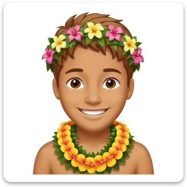 hawai, sin el marco sticker