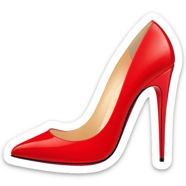 Louboutin heels  sticker