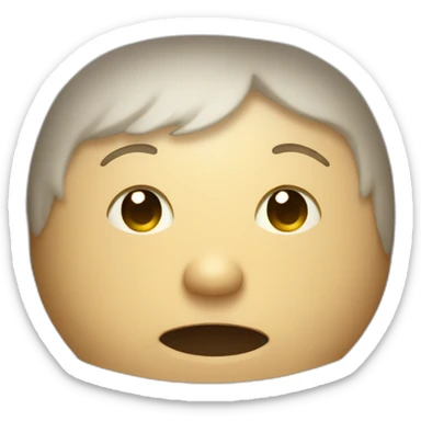 male head sticking out of toliet sticker