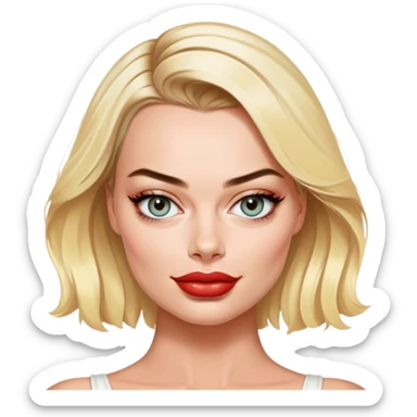 Margot Robbie sticker