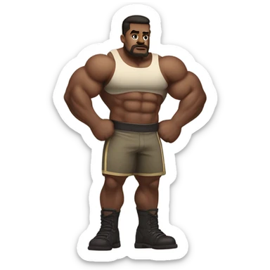 a very strongman sticker