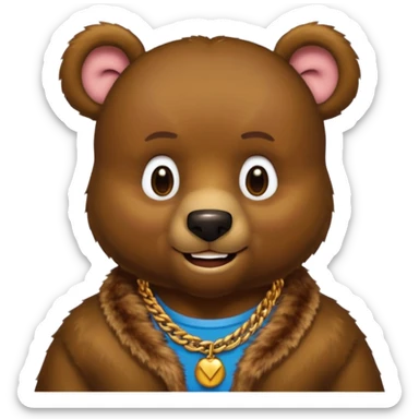 Kanye west bear sticker
