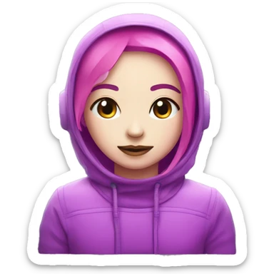 cute, pink and violet color, cyber style, computer, programming, web sticker