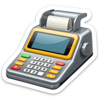 Máquina de passar cartão de crédito  sticker