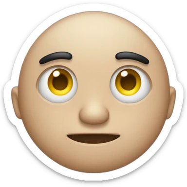 man blinking his one eye sticker