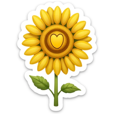 sonnenblumenstrauch  ohne personen, aber mit daum ok zeichen sticker