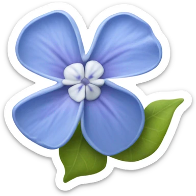 Periwinkle realistic winter scar sticker
