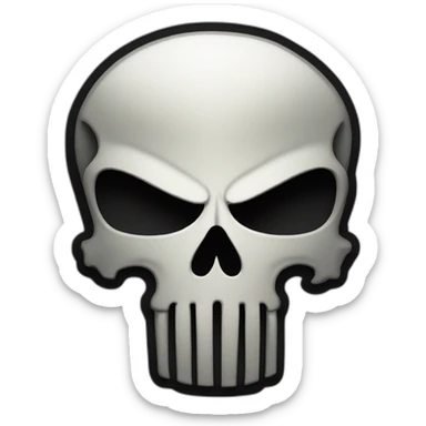 Punisher skull sticker