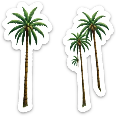Cinematic Realistic Cocora Valley Landscape Emoji, depicted with towering wax palm trees in a lush, misty valley rendered with rich textures and dynamic, natural lighting. sticker