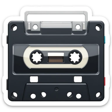 casette tape sticker