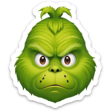 the grinch real action sticker