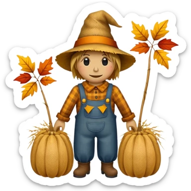 scarecrow sticker