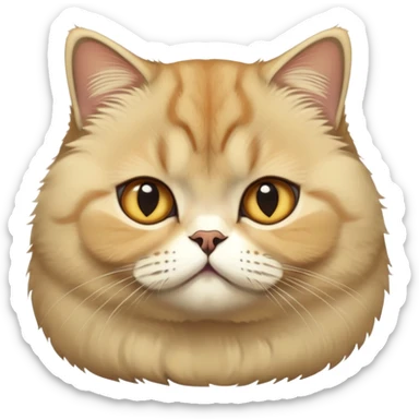  a Golden Shaded British shorthair sticker