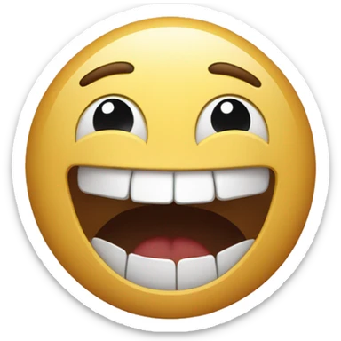 A face with the mouth drooling sticker