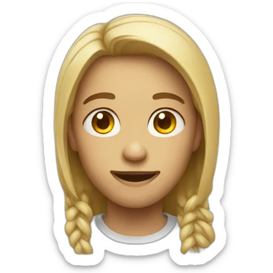 person showing like without smiling sticker