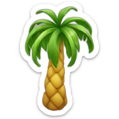 Keen V et un palmier sticker