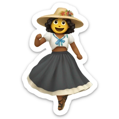 Uruguay Folk Dance sticker