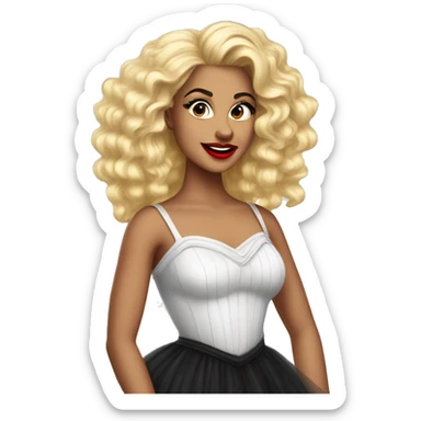 Tessa Francis Netting is an actress, YouTuber, host, and all around geek. She began her professional career donning a tutu onstage in the Original Broadway BLONDE. red lipstick sticker