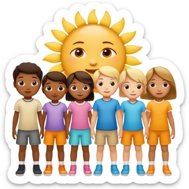 "“Winter Health for Kids: The Role of Vitamin D and Sunlight”
→ Educational and visual – highlight GoCLN Kids line." sticker