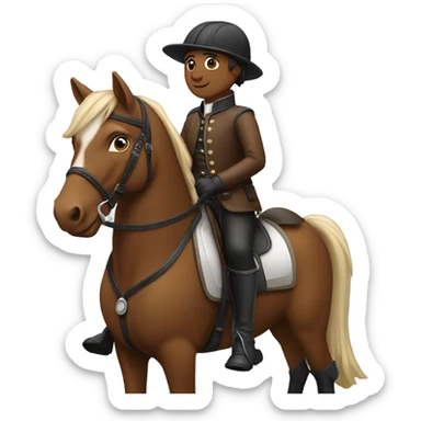 Yurun as equestrian  sticker
